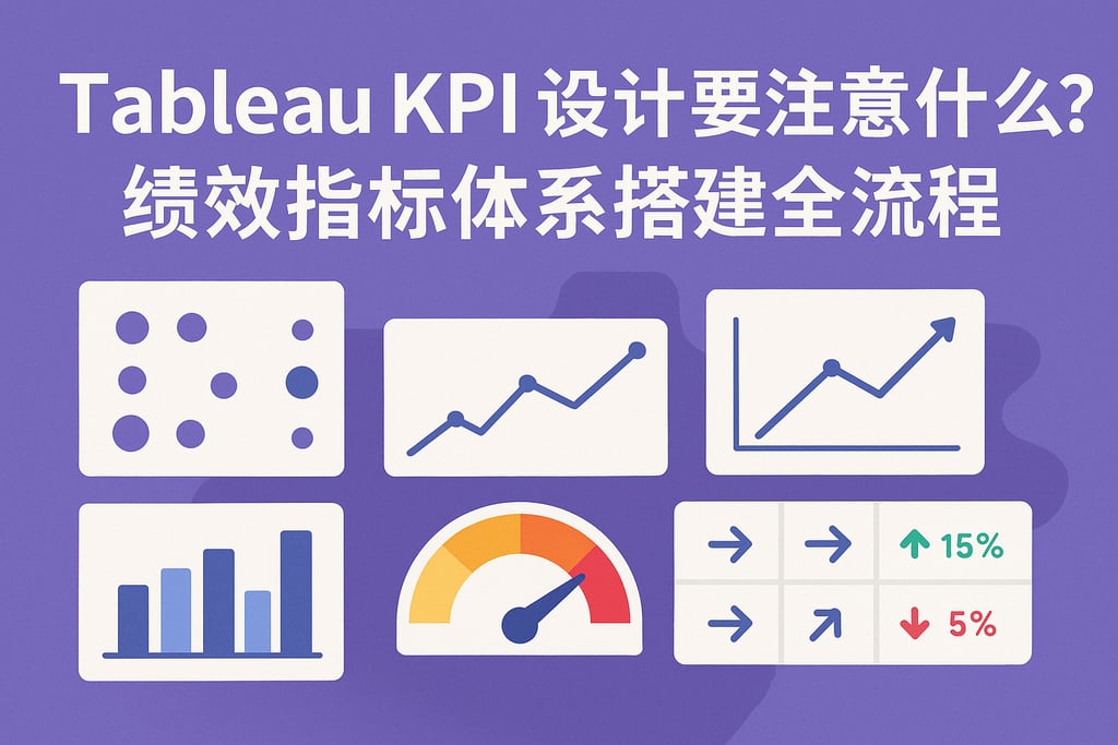 Tableau KPI设计要注意什么？绩效指标体系搭建全流程